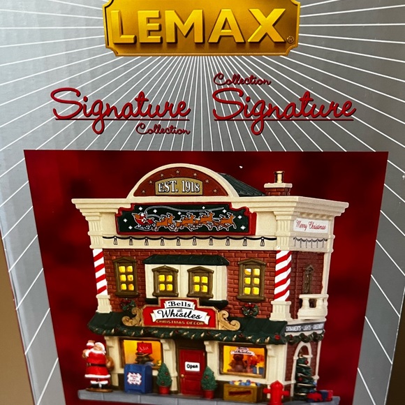 Lemax Signature Collection Bells & Whistles Cloches Et Sifflets 2015 Michaels Ex - Picture 10 of 11